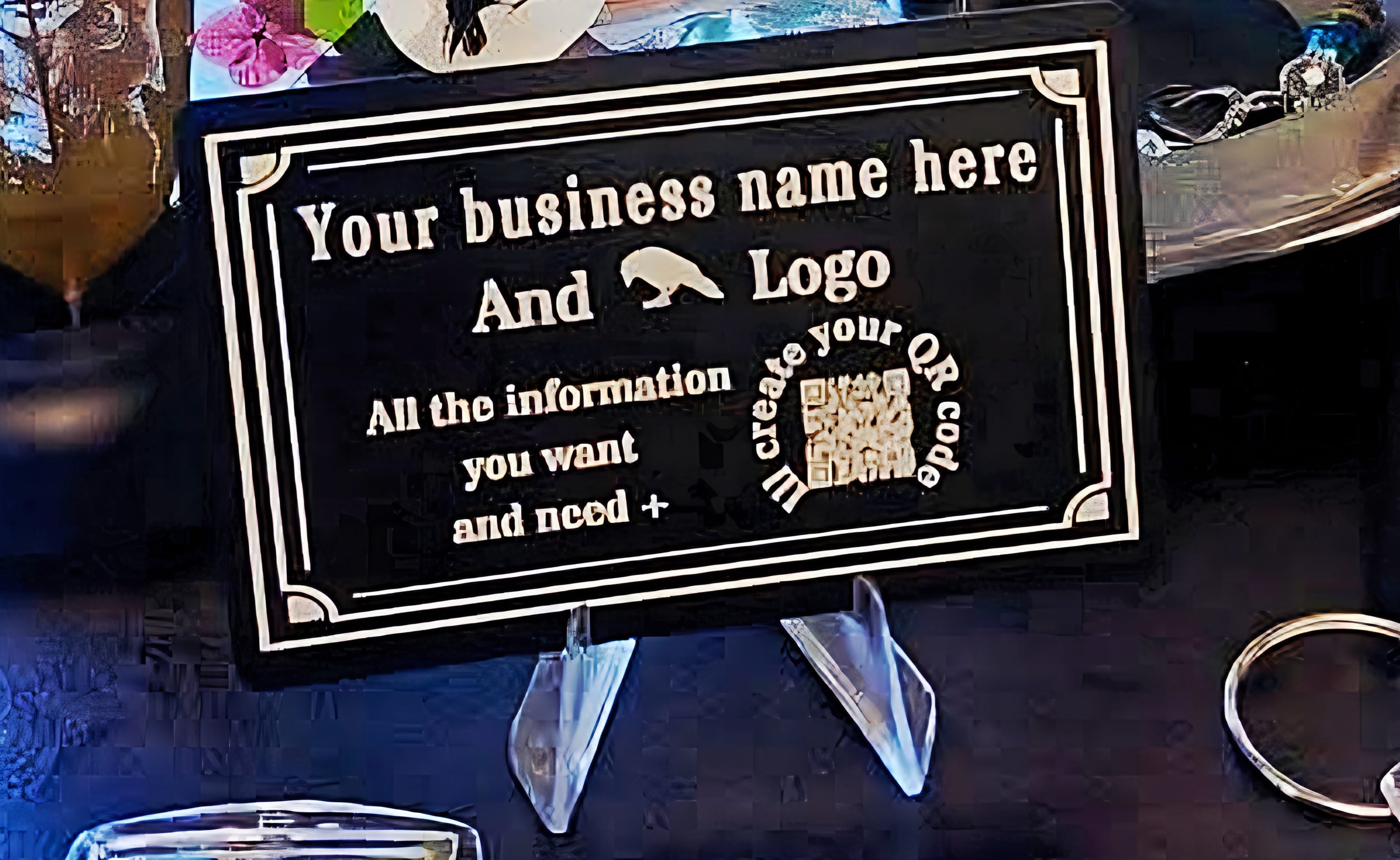Metal business cards